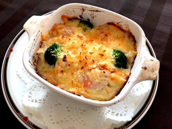 シーフードマカロニグラタン
